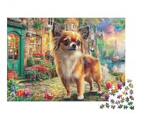 Corgi Maman et Chiot Puzzle De 1000 Pièces Puzzle hautement jouable Jeu De Défi pour Hommes, Femmes Et Personnes Âgées 38x26cm/1000pcs