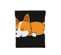 Corgi Mignon Dormant, Sac de Rangement pour Femmes, Portefeuille supérieur à Presser, Petit Porte-Monnaie, Pochette de Changement