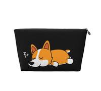 Corgi Mignon Dormant, Trousse de Toilette Trousse de Maquillage Sac à cosmétiques Trousse de Toilette de Voyage Portable