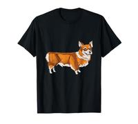 Corgi Mignon Qui Vous sourit Heureux Chien Maman et Papa Amoureux des Animaux T-Shirt