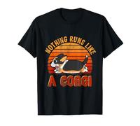 Corgi Mignon Rien ne Fonctionne comme Un Corgi Tricolore pour Les Amoureux des Chiens T-Shirt