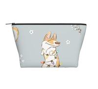 Corgi Mignon, Trousse de Toilette Trousse de Maquillage Sac à cosmétiques Trousse de Toilette de Voyage Portable