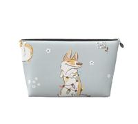 Corgi Mignon, Trousse de Toilette Trousse de Maquillage Sac à cosmétiques Trousse de Toilette de Voyage Portable