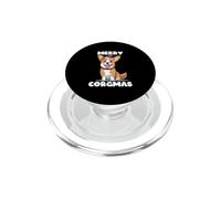 Corgi Noël Merry Christmas Chien Xmas Mignon Mignon PopSockets PopGrip pour MagSafe