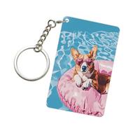 Corgi Porte-clés tendance en acrylique pour homme et femme