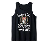 Corgi Rocking The Dog Mom and Aunt Life Mothers Day Débardeur