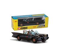 Corgi - RT26701 - Diecast Model Cars, Batmobile avec Batman et Robin, Cadeaux Souvenirs pour Hommes, Femmes et Enfants du Royaume-Uni, Petits Modèles de Voitures Moulées sous Pression pour Garçons