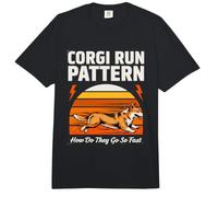 Corgi Run Pattern : Comment Vont-Ils si Vite ? Comfort Colors Adult Heavyweight T-Shirt