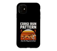 Corgi Run Pattern : Comment Vont-Ils si Vite ? Coque pour iPhone 11