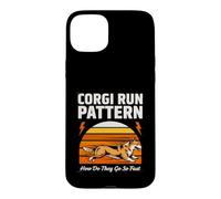 Corgi Run Pattern : Comment Vont-Ils si Vite ? Coque pour iPhone 15 Plus