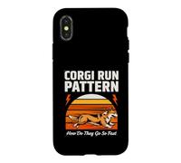 Corgi Run Pattern : Comment Vont-Ils si Vite ? Coque pour iPhone X/XS