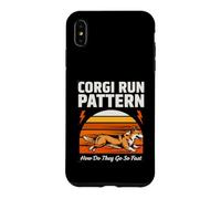 Corgi Run Pattern : Comment Vont-Ils si Vite ? Coque pour iPhone XS Max