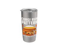 Corgi Run Pattern : comment vont-ils si vite ? Gobelet isotherme en acier inoxydable double paroi