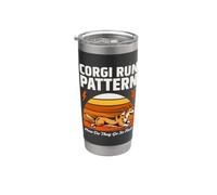 Corgi Run Pattern : comment vont-ils si vite ? Gobelet isotherme en acier inoxydable double paroi