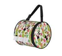 Corgi Sac à mouchoirs cylindrique avec sangle Motif tropical hawaïen Motif ananas Pour voiture, camping-car, camping