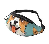 Corgi Sac banane pour homme et femme Motif chien mignon