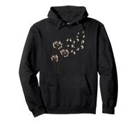 Corgi-Shirt Pissenlit Fleur Tricolore Corgi Cadeau pour Amoureux Sweat à Capuche