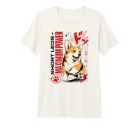 Corgi Short Legs Puissance maximale Style Bande dessinée T-Shirt Haut de Gamme