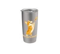 Corgi Short Legs Tall Standards Funny Corgi Gobelet isotherme en acier inoxydable double paroi