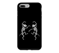 Corgi Squelettes Dancing Funny Skull Bones Gothic Goth Dance Coque pour iPhone 7 Plus/8 Plus