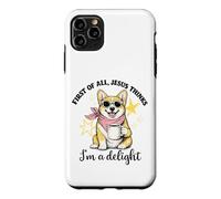 Corgi : Tout d'abord, Jésus Pense Que Je suis Une Femme d'église Ravissante Coque pour iPhone 11 Pro Max