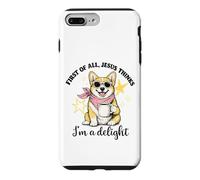 Corgi : Tout d'abord, Jésus Pense Que Je suis Une Femme d'église Ravissante Coque pour iPhone 7 Plus/8 Plus