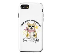 Corgi : Tout d'abord, Jésus Pense Que Je suis Une Femme d'église Ravissante Coque pour iPhone SE (2020) / 7/8
