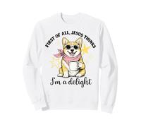Corgi : Tout d'abord, Jésus Pense Que Je suis Une Femme d'église Ravissante Sweatshirt