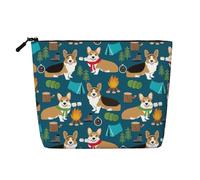 Corgi Trousse de toilette en faux chanvre résistant à l'eau