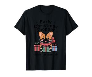 Corgi, Un acheteur de Noël anticipé - Mission Started Cute Holiday T-Shirt