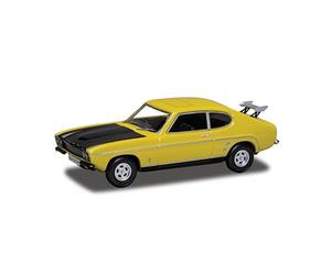 Corgi VA13319 Ford Capri MkI 3.0 GXL Daytona Yellow Diecast Car - Le Plus Petit pignon de Richard Hammond à l'échelle 1:43, Construction détaillée moulée sous Pression, modèles de Voiture