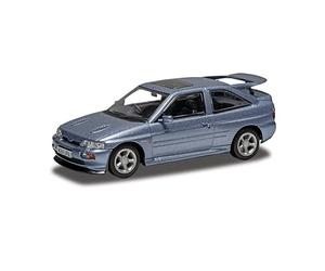 Corgi VA14808 Ford Escort RS Cosworth Auralis Blue Diecast Model Car - Collection de Voitures Vanguards à l'échelle 1:43, Design Turbo et intérieur détaillé, Voitures moulées sous Pression