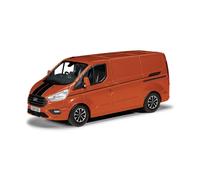 Corgi Vanguards 1:43 Ford Transit Custom Sport - Orange Glow Modèle En Métal