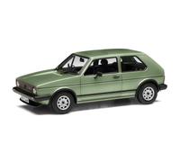 Corgi Véhicules miniatures moulés sous pression VA12010 Volkswagen Golf MkI GTI, Inari Silver, cadeaux souvenirs pour hommes et femmes du Royaume-Uni - Petit modèle de voiture moulé sous pression pour