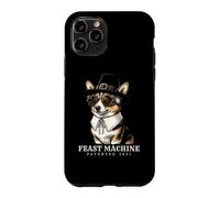 Corgi Vintage Rétro Turquie Jour Dîner Automne Récolte Automne Coque pour iPhone 11 Pro