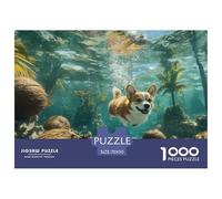 Corgi1000 Pièces PuzzleAnimaux pour Adultes Jeu D'Intelligence Difficile EtStimulant Paysagedes QuatreSaisons 70x50cm/1000pcs