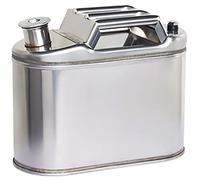 CORGLI 5L/10L/15L/20L Carburant Essence Essence Diesel Gaz Bidons Réservoir Conteneur De Sauvegarde, 201 Acier Inoxydable Jerry Can pour Moto Automobiles Tondeuse À Gazon Bateau Camping,5L