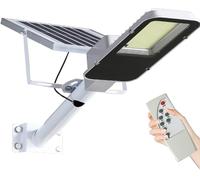 CORGLI Lampadaire Solaire d'extérieur, Lampes solaires pour l'extérieur avec télécommande, étanche IP65 du crépuscule à l'aube, lumières d'inondation de sécurité Solaire pour Cour, Jardin, allée