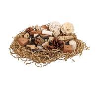 CORHAD 1 Ensemble de Jouets de Recherche de Nourriture pour Oiseaux : Ensemble de Jouets pour perroquets - à mâcher Suspendus pour Oiseaux de Cage - Blocs de Bois pour l'enrichissement du Milieu