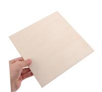 CORHAD 10 pièces Basswood Wood Squares Thick For DIY Crafting And Laser Cutting Lightweight Wood Planks For Hand Painted Art Projects Versatile Pieces Table Centerpieces And Creative