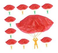 CORHAD 10 pièces Jouets Parachutes pour Garçon Fille Jouets Volants à Lancer Main Simulation de Parachute Jeux de Plein Air pour Garçons et Filles Activité Familiale Couleur Aléatoire