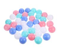 CORHAD 100 Balles de Piscine Colorées pour Garçon et Filles Boules Océaniques Rondes en Plastique Non Toxique Assortiment Pastel 4 Couleurs pour Piscine à Balles et Jeux D’Intérieur