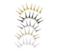 CORHAD 100 pièces Charms Tour Eiffel Vintage Alliage pour Bijoux DIY Pendentifs Rétro pour Colliers Bracelets Accessoires Robustesse et Élégance pour Créations Artisanales