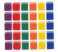 CORHAD 100 Pièces Cubes Carrés Colorés DIY Blocs Précis pour Bricolage Jeux Éducatifs pour Garçon Fille et Adultes Accessoires Créatifs et Puzzles