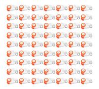 CORHAD 100 Pièces Curtain Track Gliders Twin Wheeled Pulleys for Smooth Silent Sliding Drapery Rail Carriers Weather Resistant and High Load Bearing for Heavy Curtains