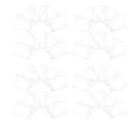 CORHAD 100 Pièces Lot de 100 Pochettes Transparentes en Vinyle 11 Trous 11,8 X 9 Pouces pour Dossards de Course, Protège-Feuilles Imperméables, Organisateur pour Marathon et Événements