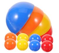 CORHAD 100 Pièces Lot de Boules de Loterie Colorées Balles Pong et Ouvrables pour Jeux Fêtes et Tirages Au Sort Accessoires Multicolores pour Animations