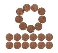 CORHAD 100 Pièces Tapis en Fibre Végétale pour Nids de Pigeons Rond pour Pots de Fleurs Doublure de Nidification Naturelle pour Oiseaux