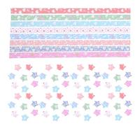CORHAD 1080 pièces Bandes Origami Étoiles Colorées Épaisseur pour Pliage Facile Kit DIY Créatif pour Étudiants et Amateurs Artisanat