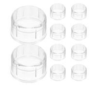 CORHAD 10pcs Couvercles à Secouer en Résine PC Incassable, Design Facile à Visser, Bouchons de Rechange pour Shaker à Cocktail et Bocaux Mason, pour Activités Sportives en Extérieur